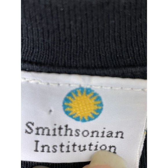 Vintage 1989 Smithsonian Institution Black Graphic Shirt Renwick Gallery - Picture 4 of 8